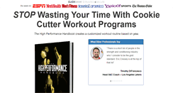 Desktop Screenshot of highperformancehandbook.com